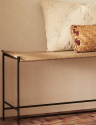 نیمکت خواب فلزی بافته شده