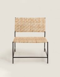 صندلی فلزی بافته شده